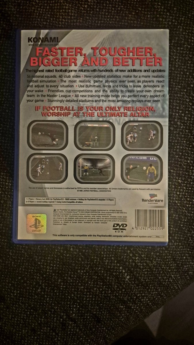 Pro Evolution Soccer 2 (PlayStation 2) - BØR BØRSONS BRUKTHANDEL