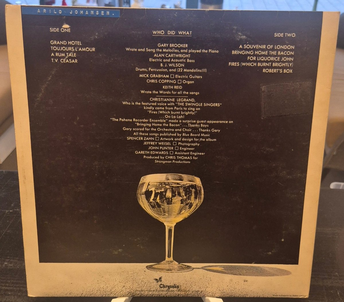 Procol Harum – Grand Hotel - BØR BØRSONS BRUKTHANDEL