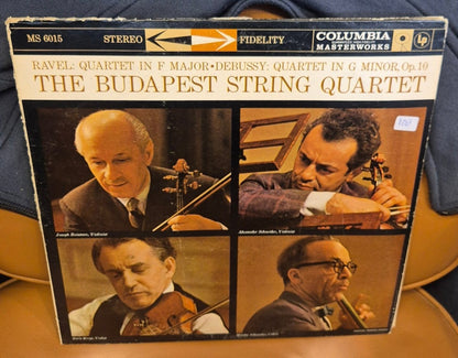 Ravel: Quartet in F Major / Debussy: Quartet in G Minor, Op. 10 (LP) - BØR BØRSONS BRUKTHANDEL