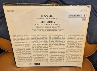 Ravel: Quartet in F Major / Debussy: Quartet in G Minor, Op. 10 (LP) - BØR BØRSONS BRUKTHANDEL