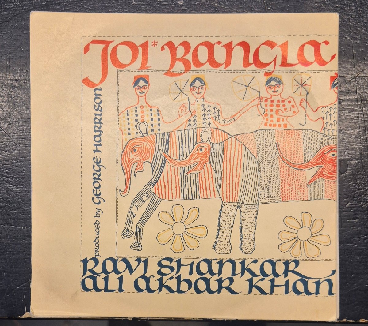 Ravi Shankar / Ali Akbar Khan - Joi Bangla (7" EP, Apple Records) - BØR BØRSONS BRUKTHANDEL