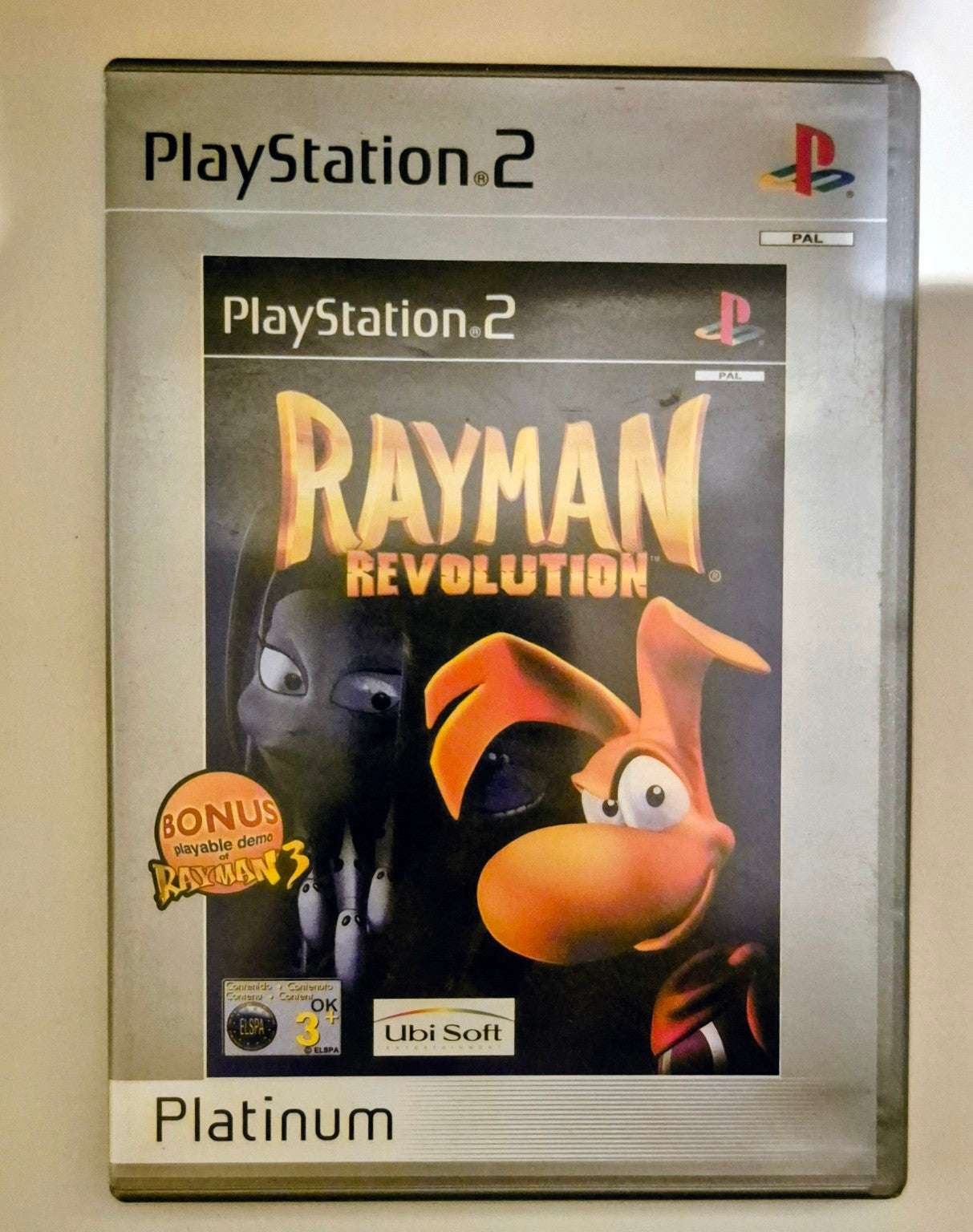 Rayman Revolution Platinum til PlayStation 2 – forside