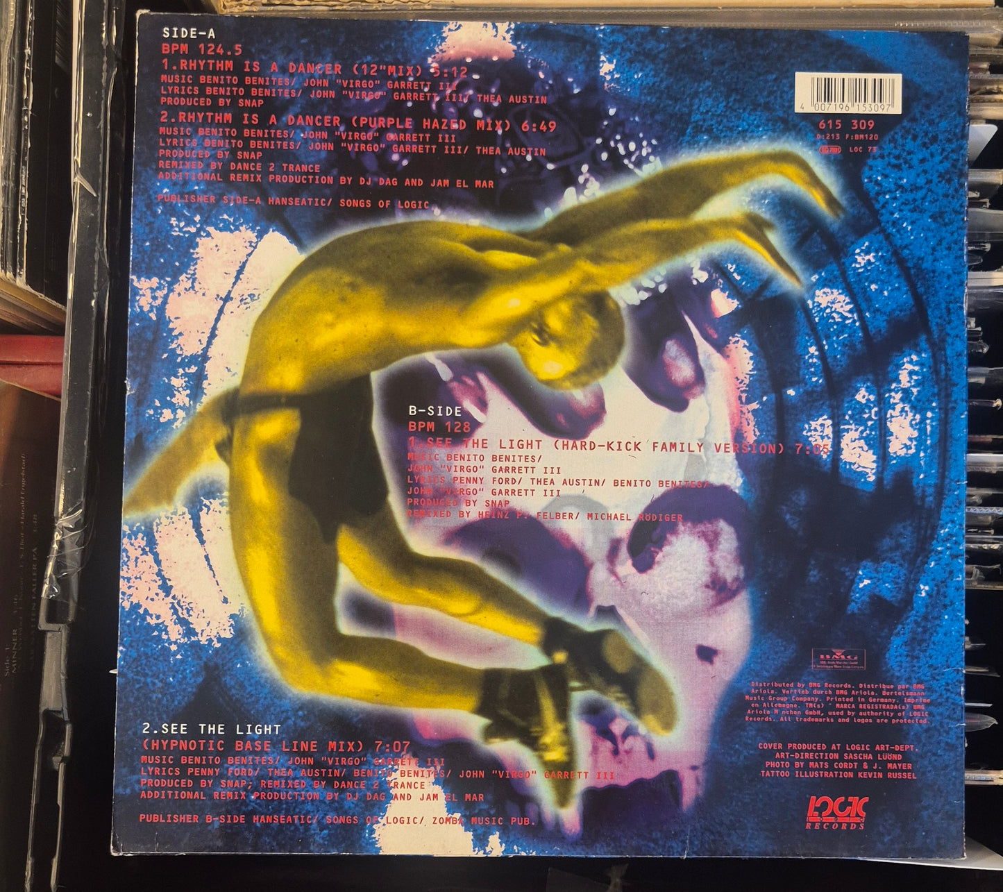 Snap! – Rhythm Is A Dancer (12" Maxi-Single, 1992)