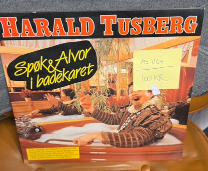 Harald Tusberg – Spøk & Alvor i badekaret LP 1984 CBS (M=VG+)