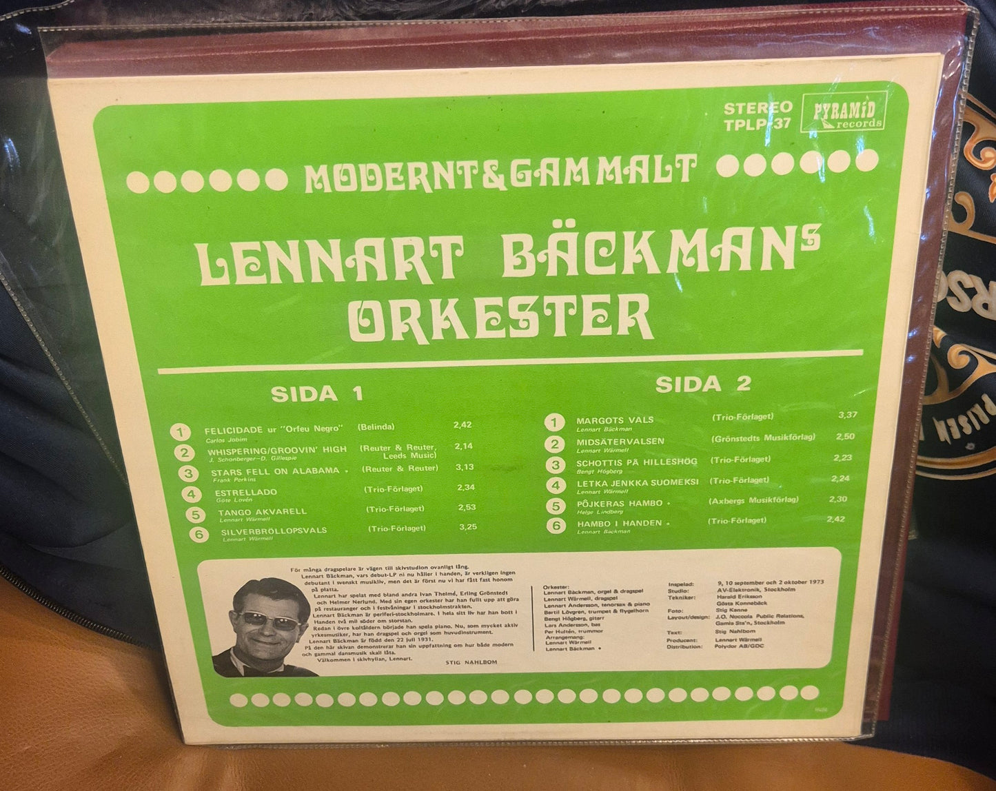 Lennart Bäckmans Orkester - Modernt & Gammalt (LP)