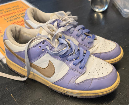 Nike Dunk Low Grape Cooler Vintage 05/06 – Hvit/Lilla – ca str. 40