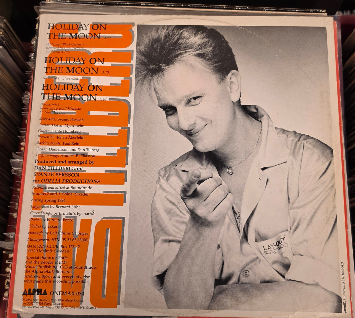 Dan Tillberg - Holiday on the Moon (12")
