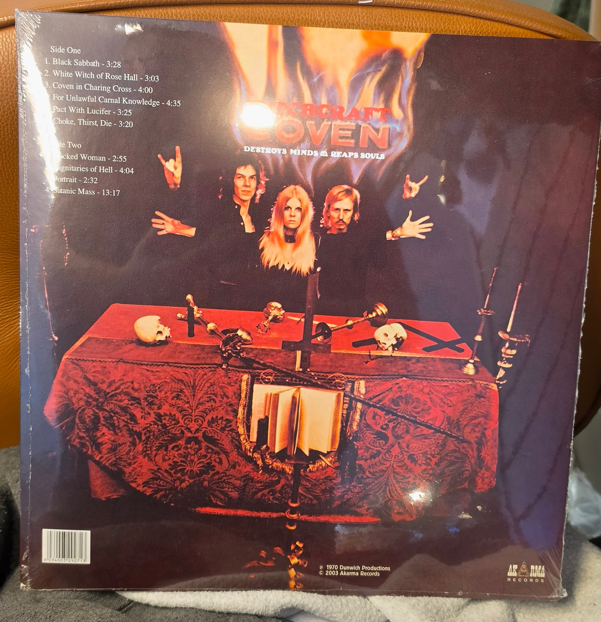 Coven: Witchcraft Destroys Minds & Reaps Souls (Vinyl LP, reissue, 2003)