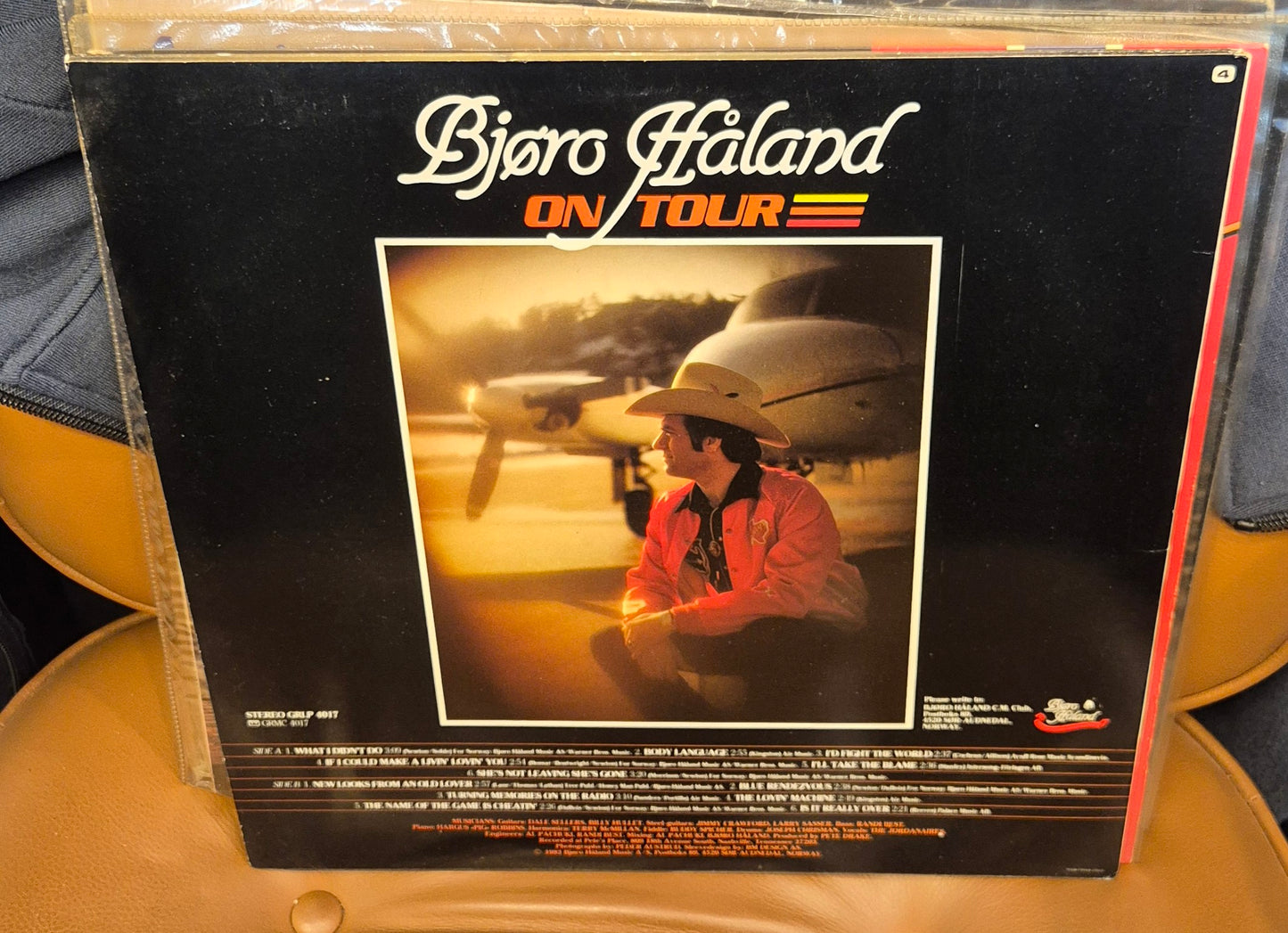 Bjøro Håland - On Tour (Vinyl LP, 1983)