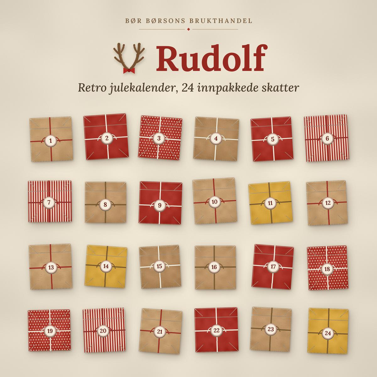 Retro julekalender: 24 innpakkede skatter