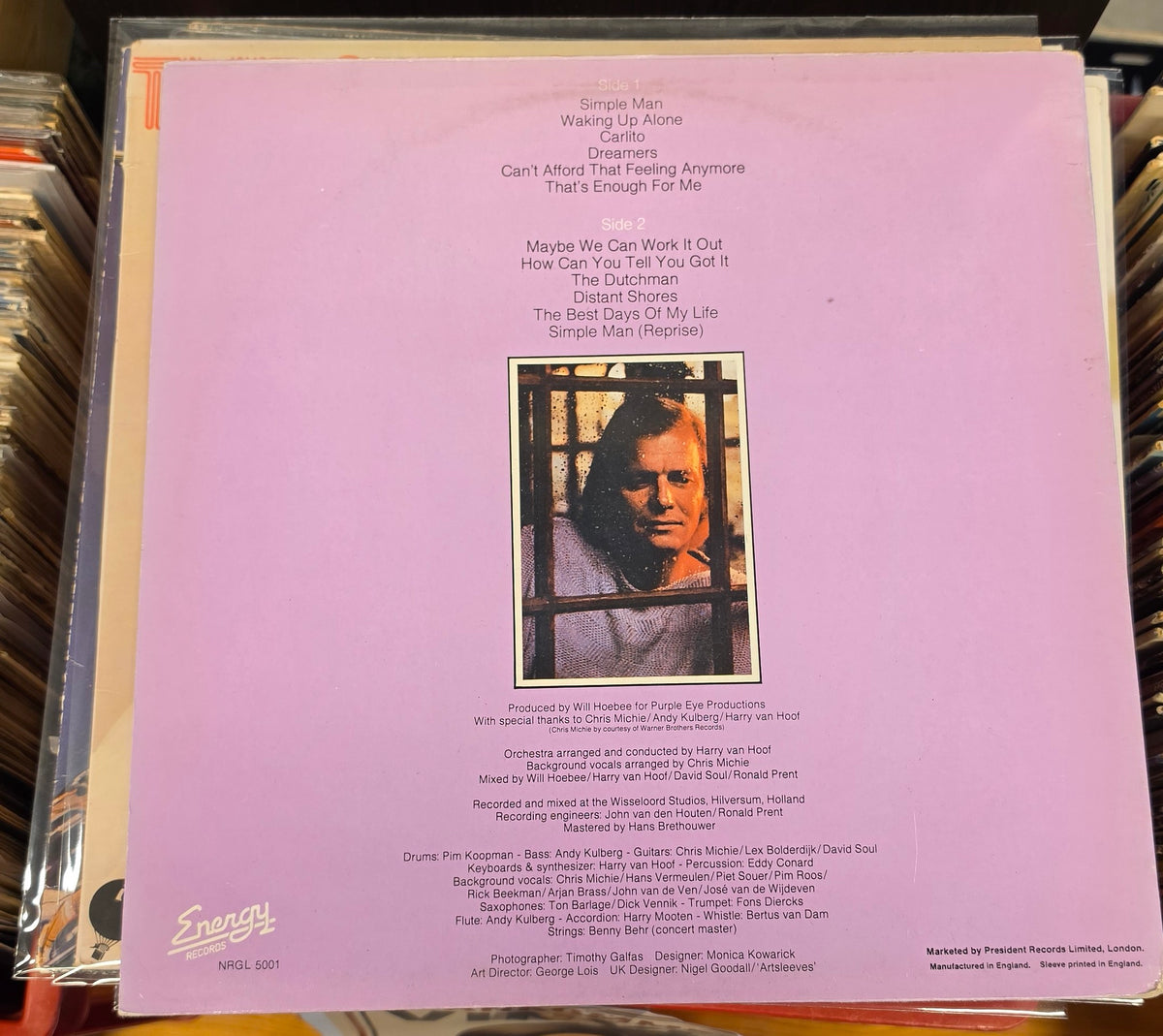David Soul – The Best Days Of My Life LP (M=VG+)