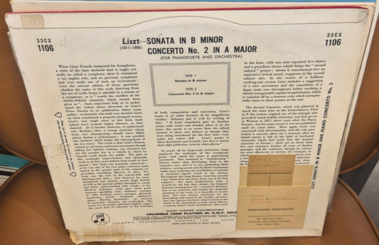 Witold Małcużyński - Liszt: Piano Concerto No. 2 / Sonata in B Minor (Vinyl)