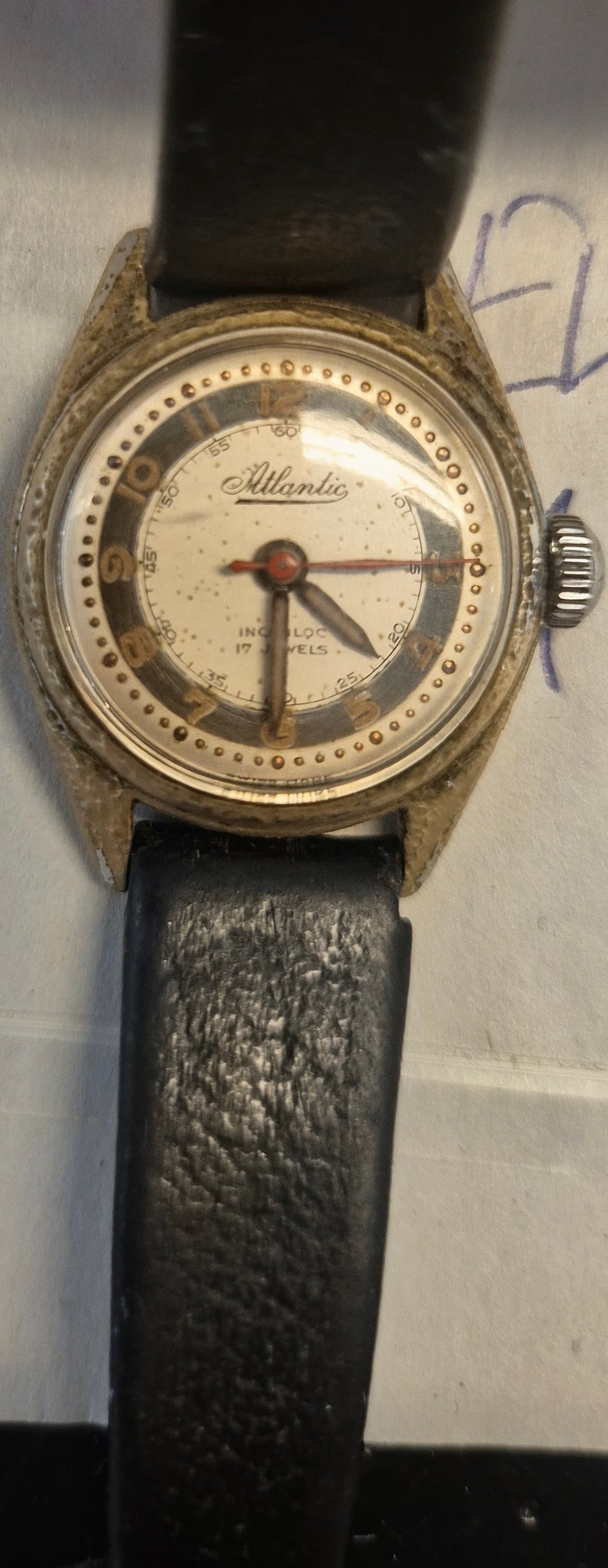 Atlantic Vintage Dameur 17 Jewels (ca. 1950-tallet)