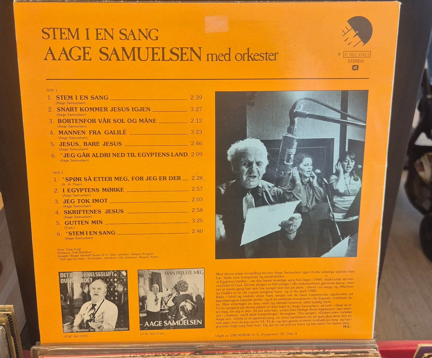 Aage Samuelsen - Stem I En Sang (LP, 1980)
