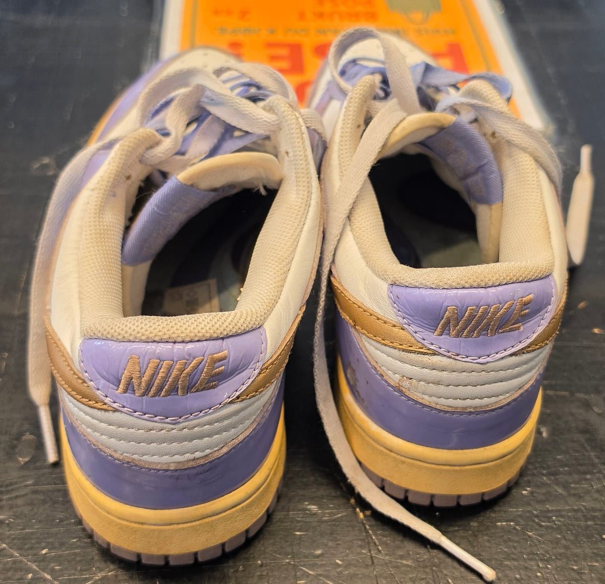 Nike Dunk Low Grape Cooler Vintage 05/06 – Hvit/Lilla – ca str. 40