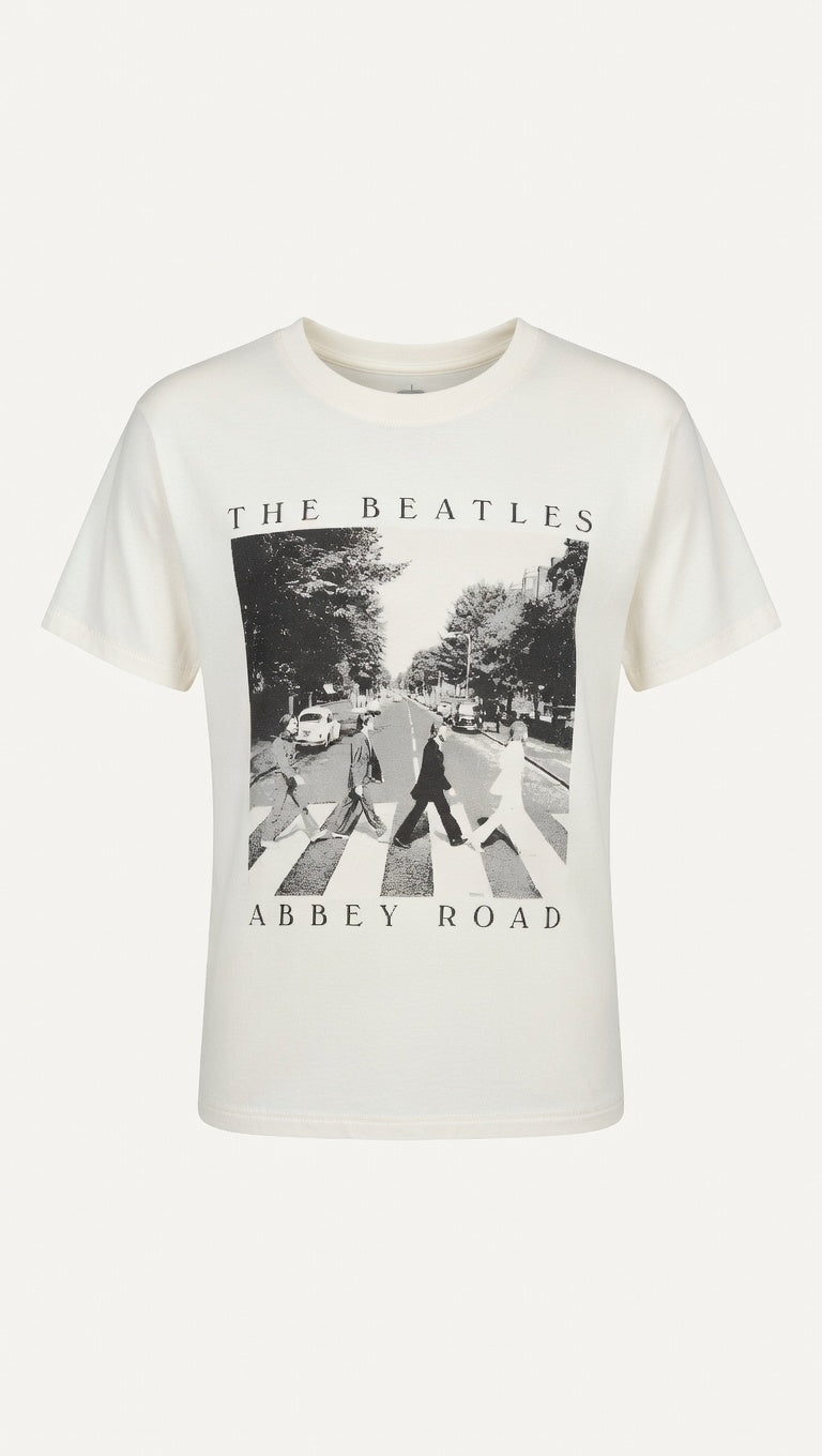 The Beatles Abbey Road T-skjorte (Hvit/Off-white)