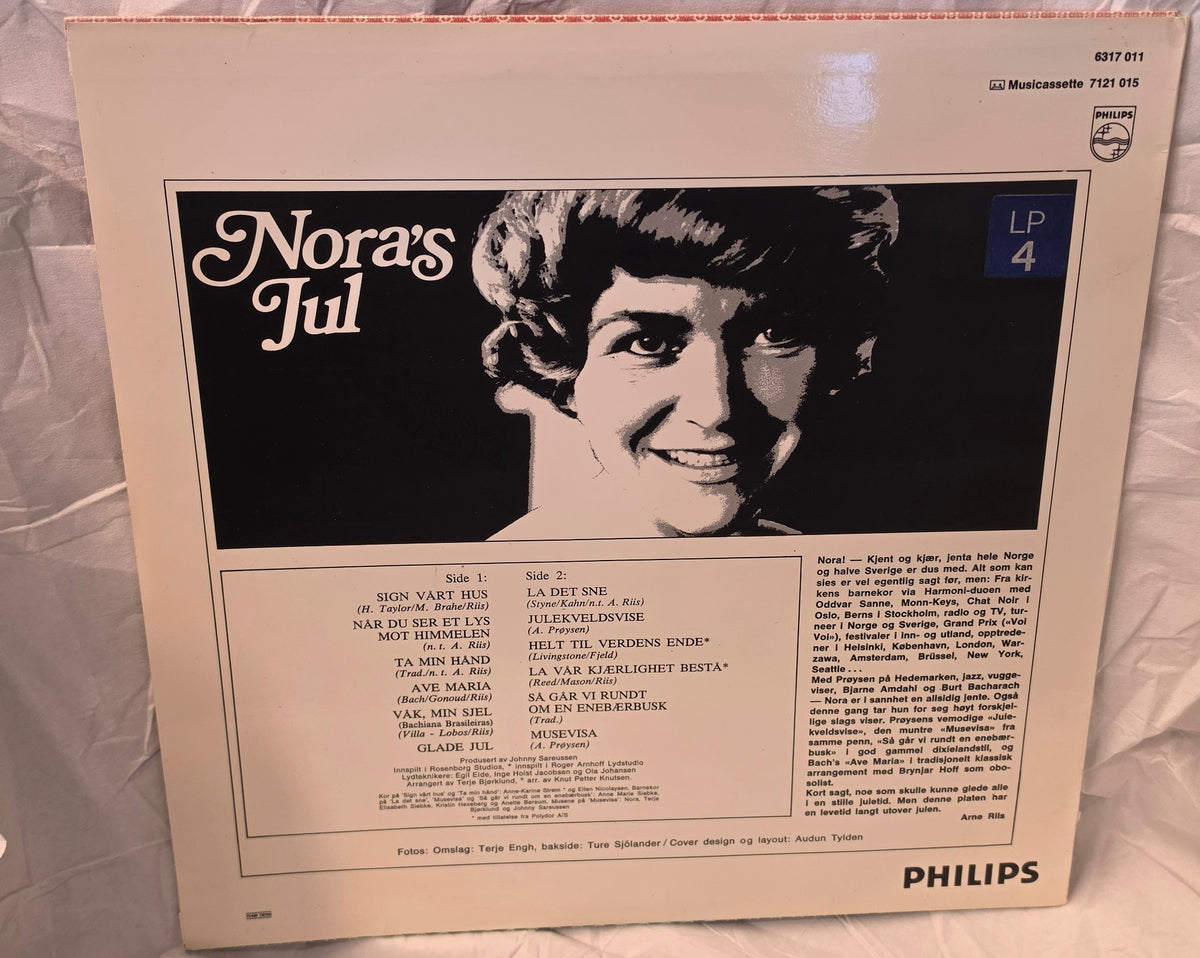 Nora Brockstedt – Nora's Jul (Vinyl LP, norsk pressing, 1972)