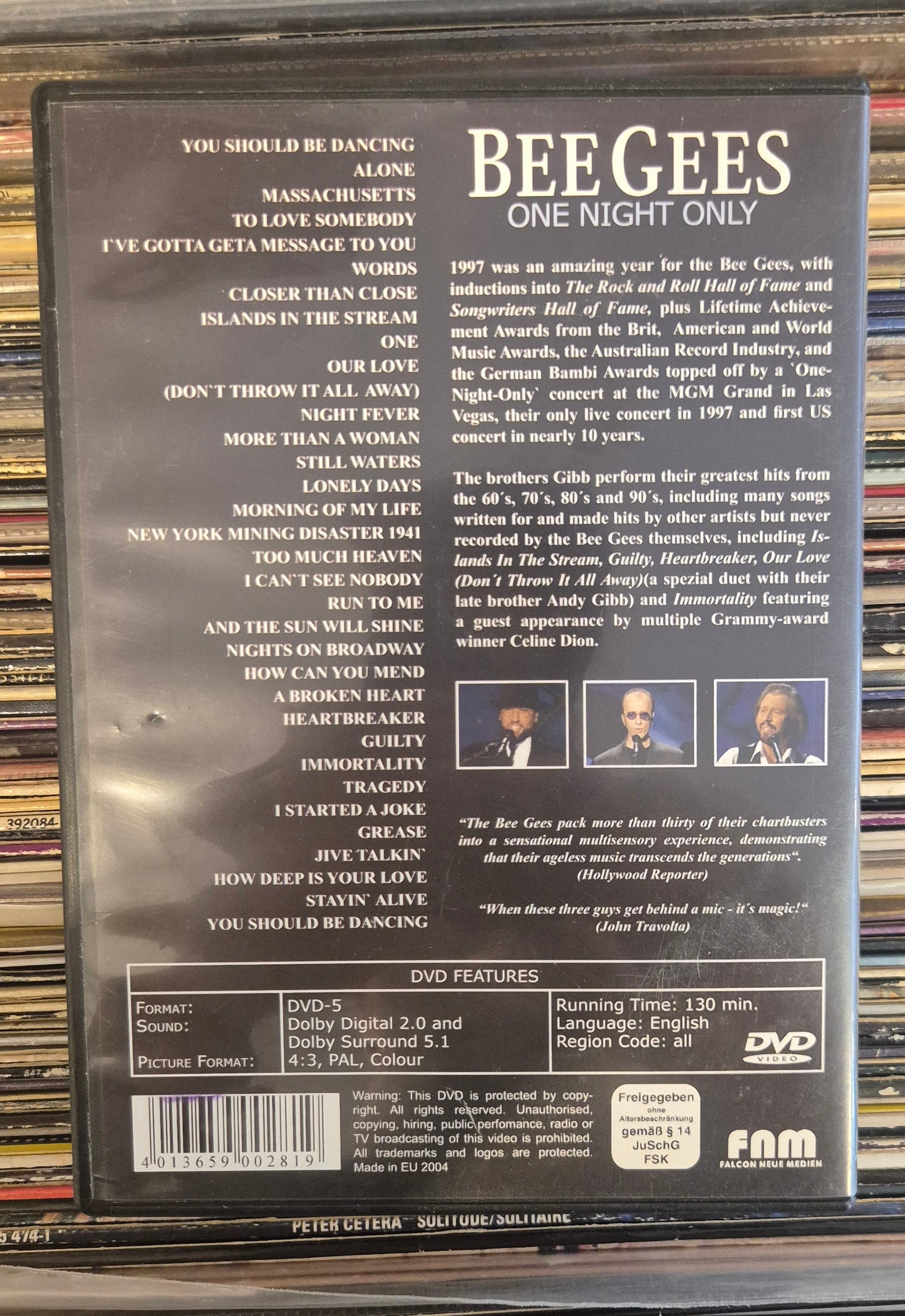 Bee Gees: One Night Only (Live at the MGM Grand Las Vegas 1997) DVD