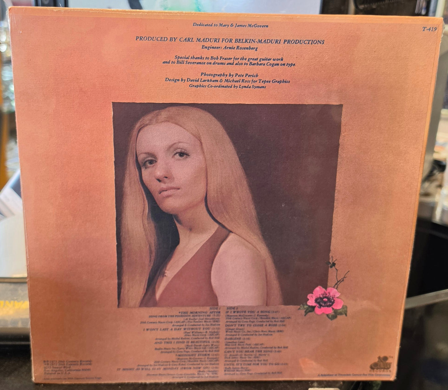 Maureen McGovern – The Morning After (Vinyl LP, US 1973) – Forseglet