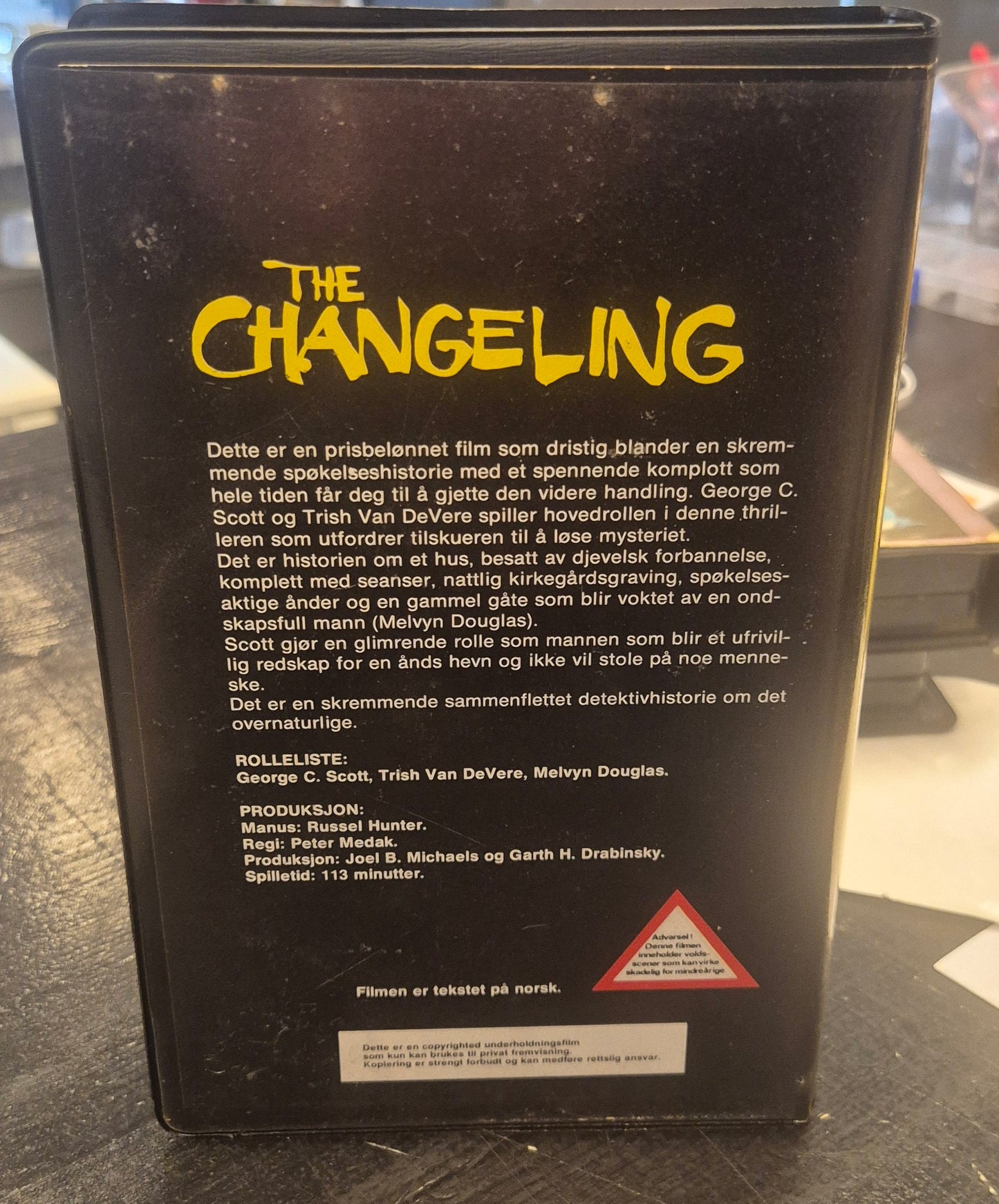 The Changeling (1980) - Norsk Video2000 Big Box (Novio AS)