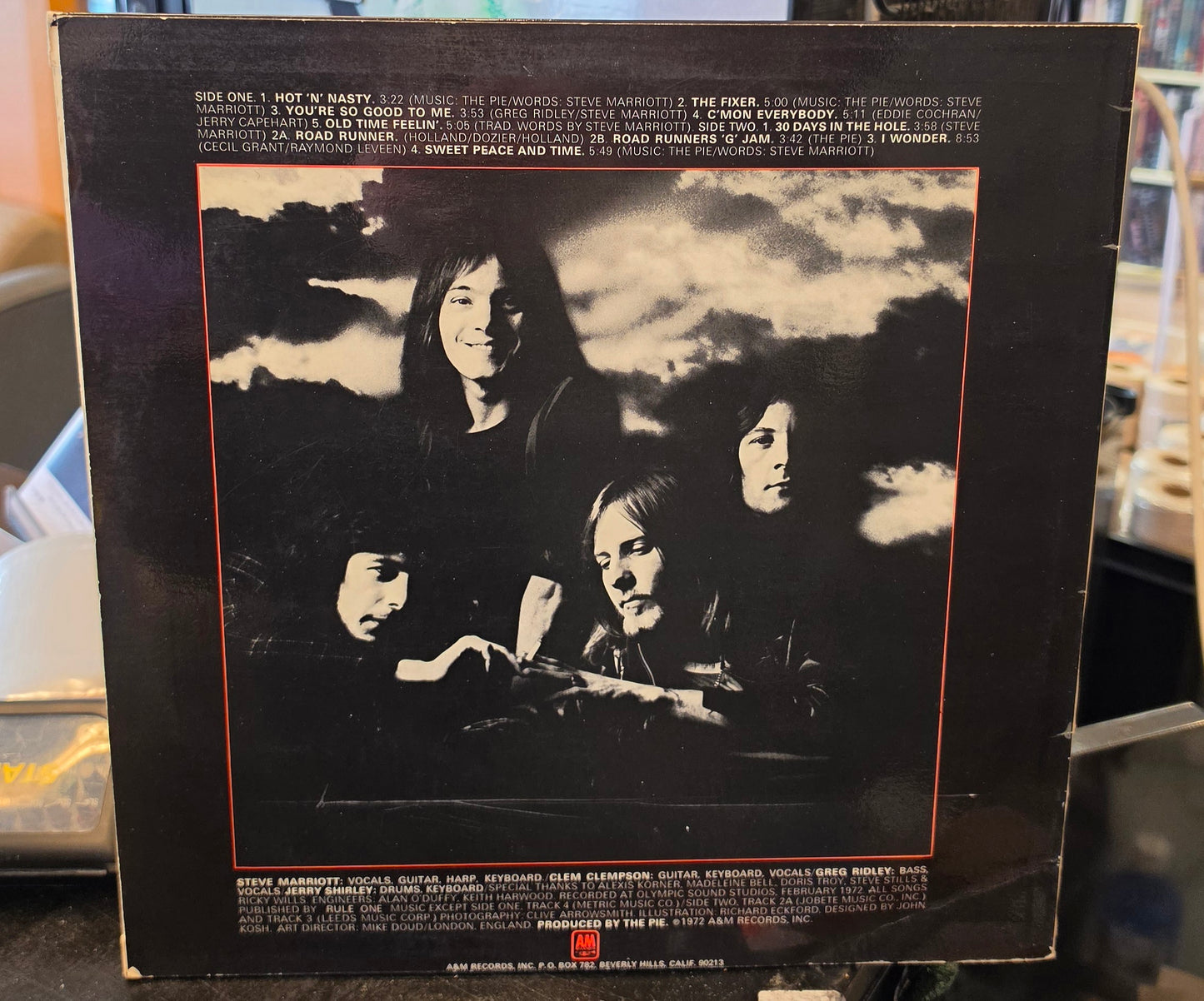 Humble Pie – Smokin' (Vinyl LP, US 1972)