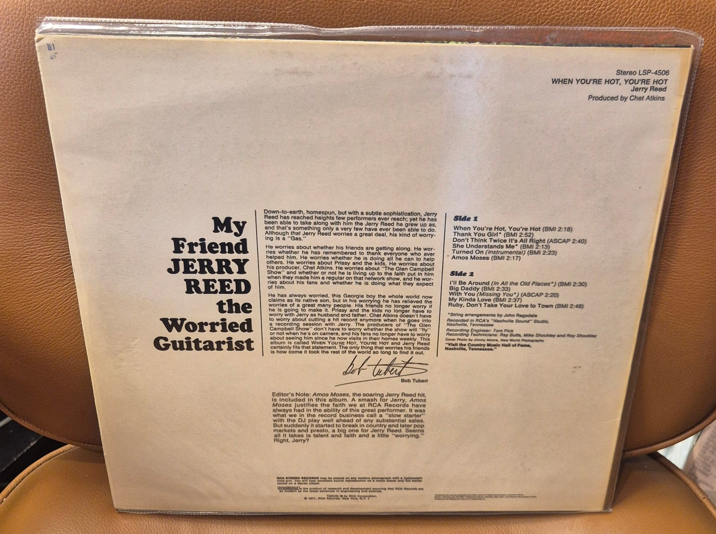 Jerry Reed - When You're Hot, You're Hot (Vinyl LP)