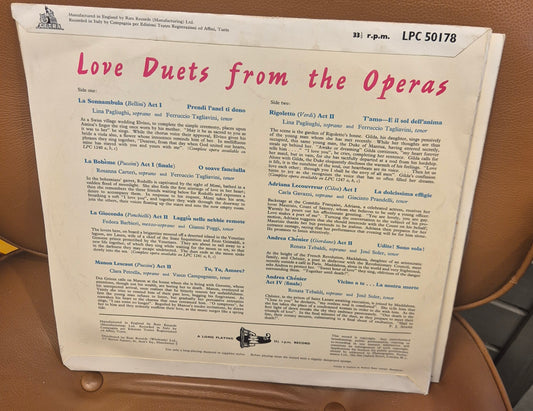 Love Duets from the Operas (Cetra LPC 50178)