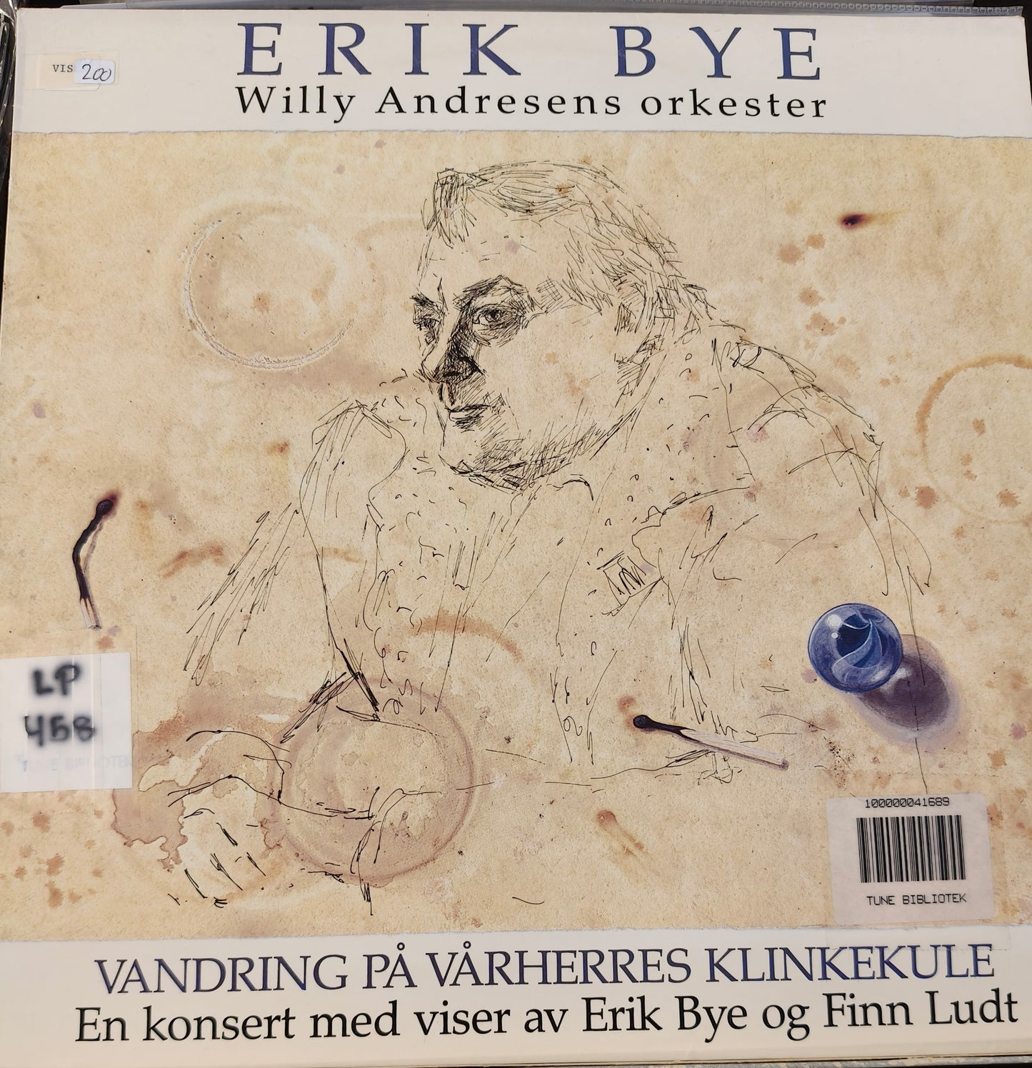 Erik Bye & Willy Andresens Orkester – Vandring På Vårherres Klinkekule (LP)
