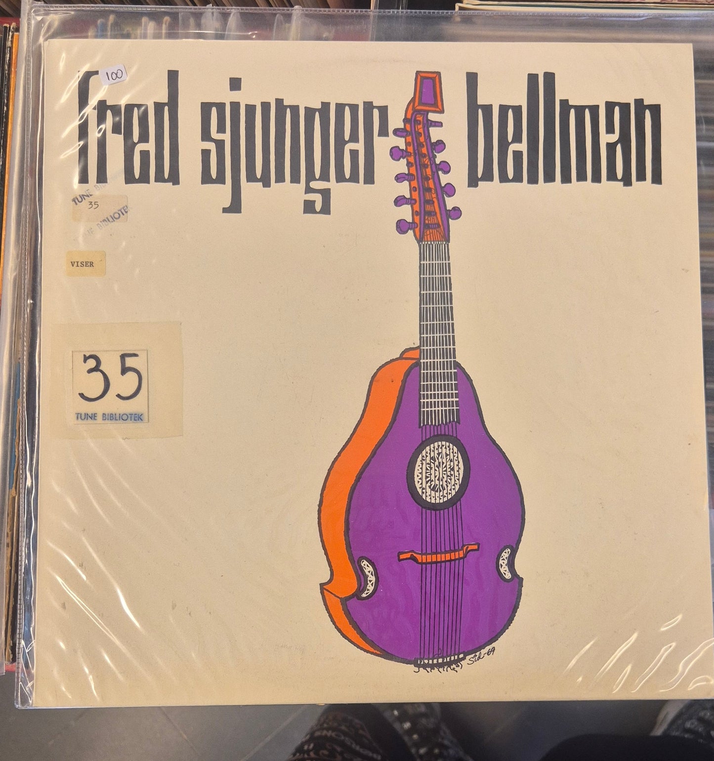 Fred Åkerström - Fred sjunger Bellman (LP, 1969)