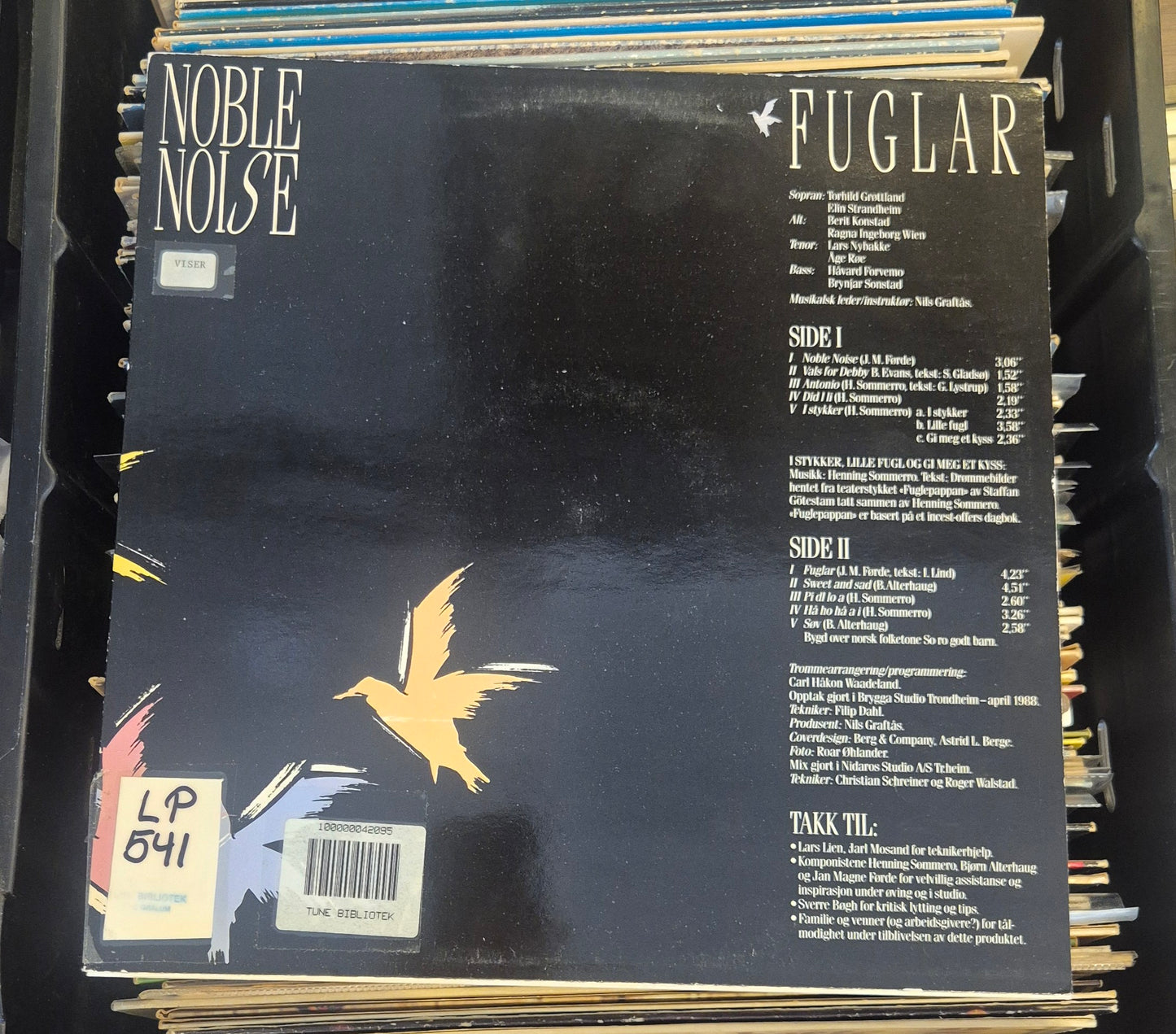 Noble Noise - Fuglar (LP, Album, 1989)