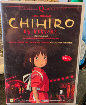 Chihiro og heksene DVD – Spirited Away, norsk 2-disc utgave