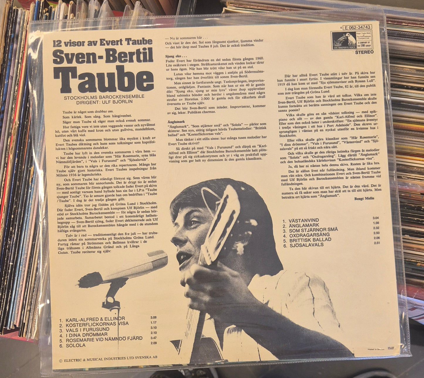 Sven-Bertil Taube - 12 visor av Evert Taube