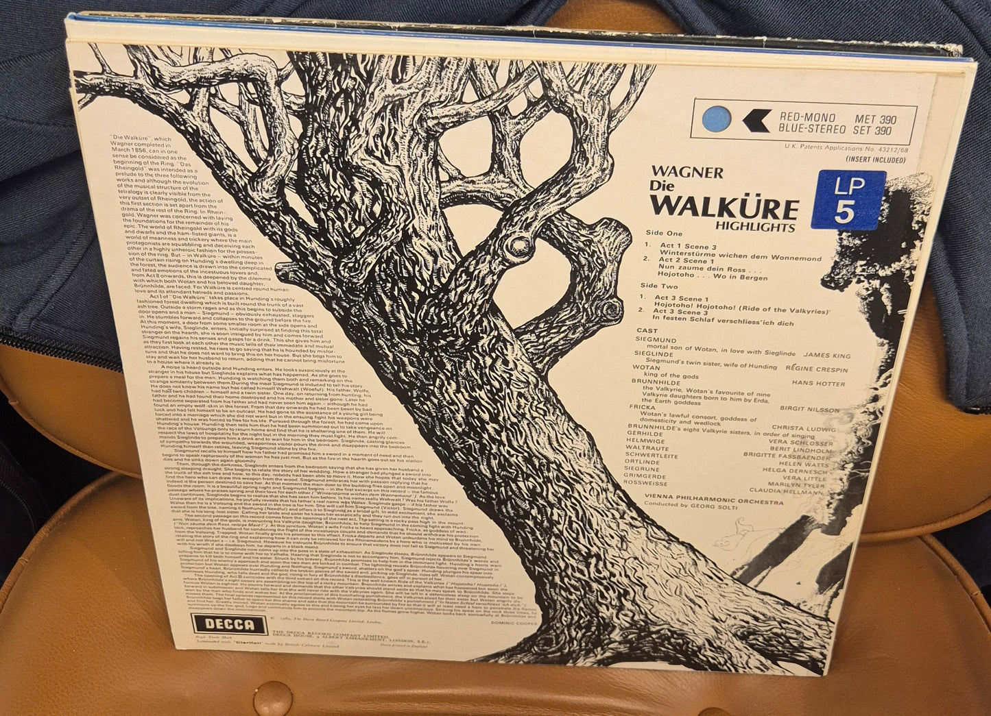 Wagner: Die Walküre - Highlights (Decca SET 390 / MET 390)
