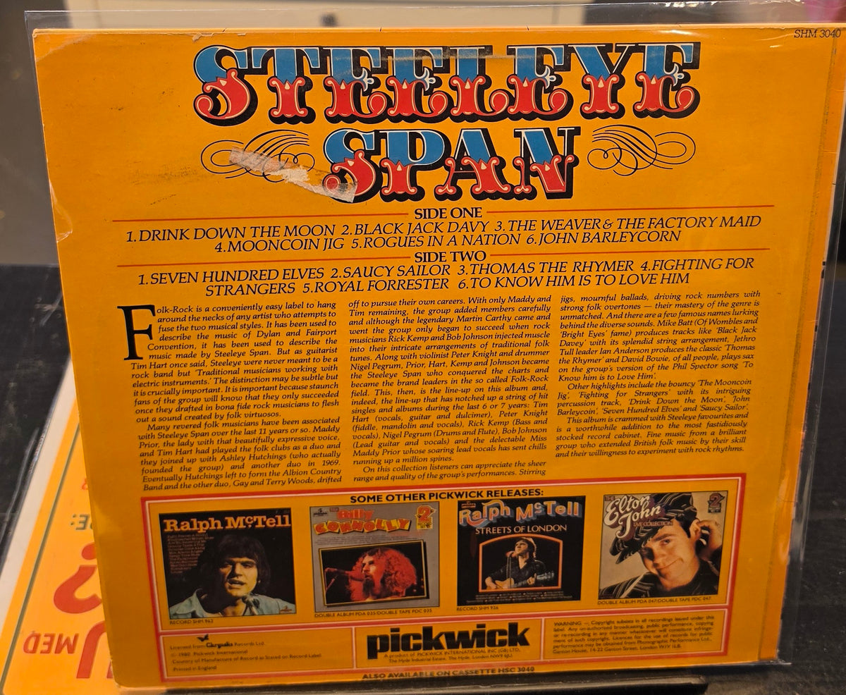 Steeleye Span: Steeleye Span (Vinyl LP, 1980)