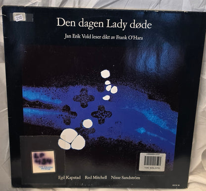 Jan Erik Vold – Den dagen Lady døde (Vinyl LP, norsk pressing, 1986)