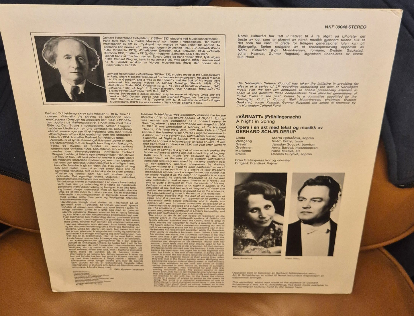 Gerhard Schjelderup – «Vårnatt» Opera I En Akt (LP)