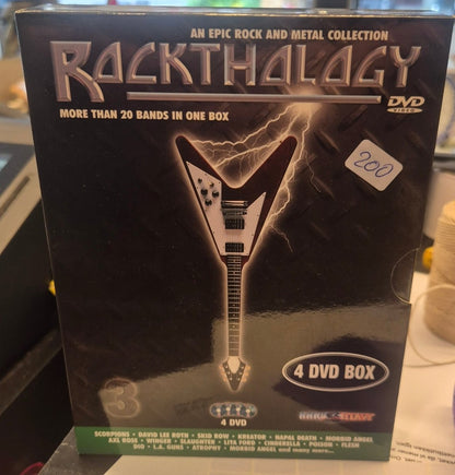 Rockthalogy 3: An Epic Rock and Metal Collection (4 DVD Box) - BØR BØRSONS BRUKTHANDEL