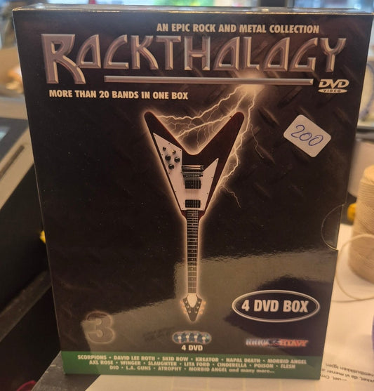 Rockthalogy 3: An Epic Rock and Metal Collection (4 DVD Box) - BØR BØRSONS BRUKTHANDEL