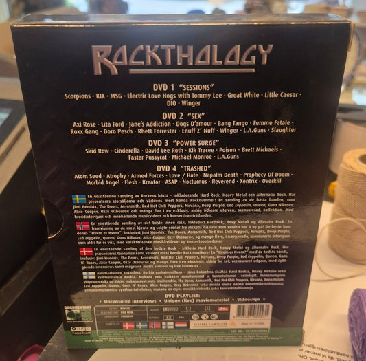 Rockthalogy 3: An Epic Rock and Metal Collection (4 DVD Box) - BØR BØRSONS BRUKTHANDEL