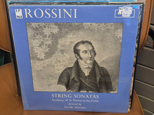 Rossini: String Sonatas - Neville Marriner / Academy of St Martin-in-the-Fields (Argo ZRG 506)