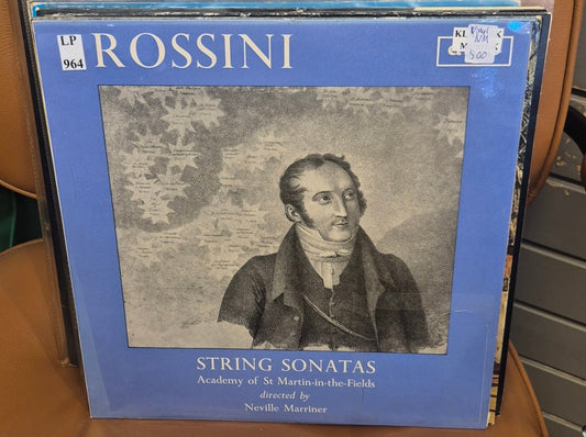 Rossini: String Sonatas - Neville Marriner / Academy of St Martin-in-the-Fields (Argo ZRG 506) - BØR BØRSONS BRUKTHANDEL