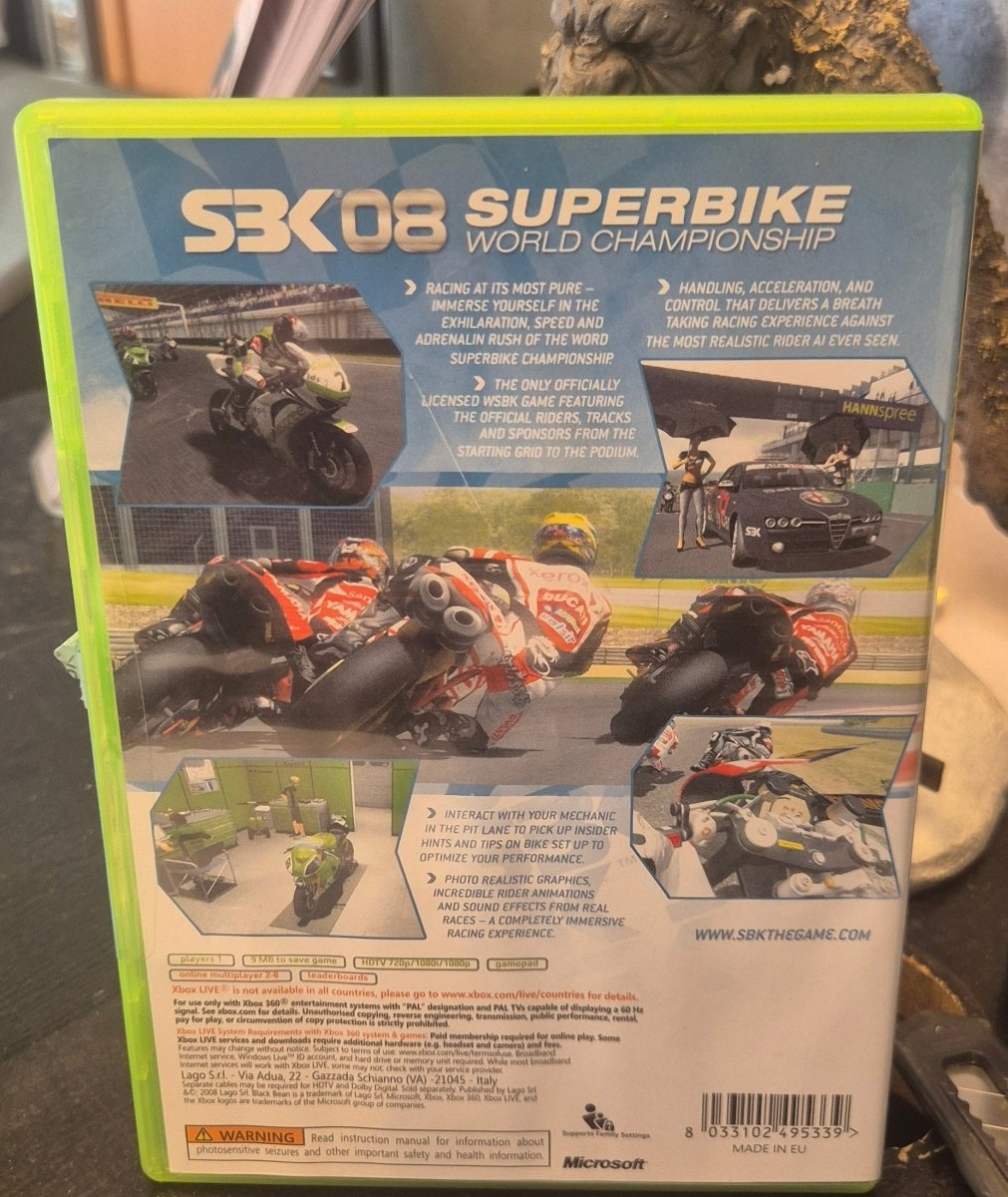 SBK 08: Superbike World Championship (Xbox 360, PAL) - BØR BØRSONS BRUKTHANDEL