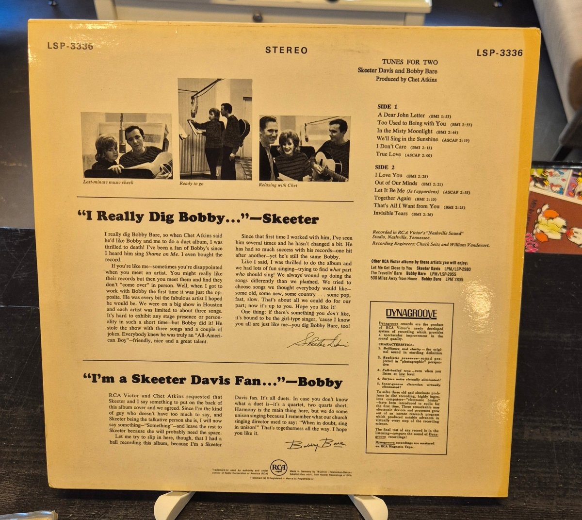 Skeeter Davis & Bobby Bare – Tunes for Two - BØR BØRSONS BRUKTHANDEL
