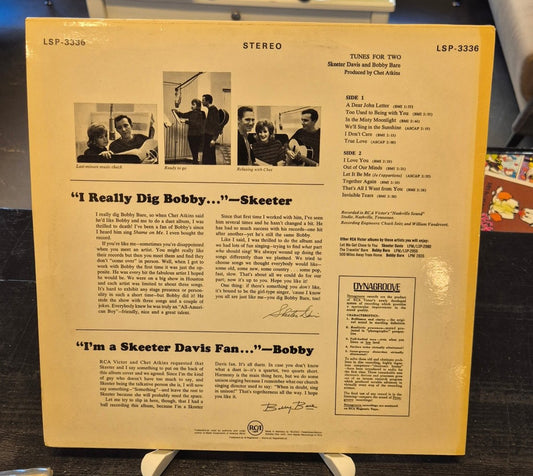 Skeeter Davis & Bobby Bare – Tunes for Two - BØR BØRSONS BRUKTHANDEL