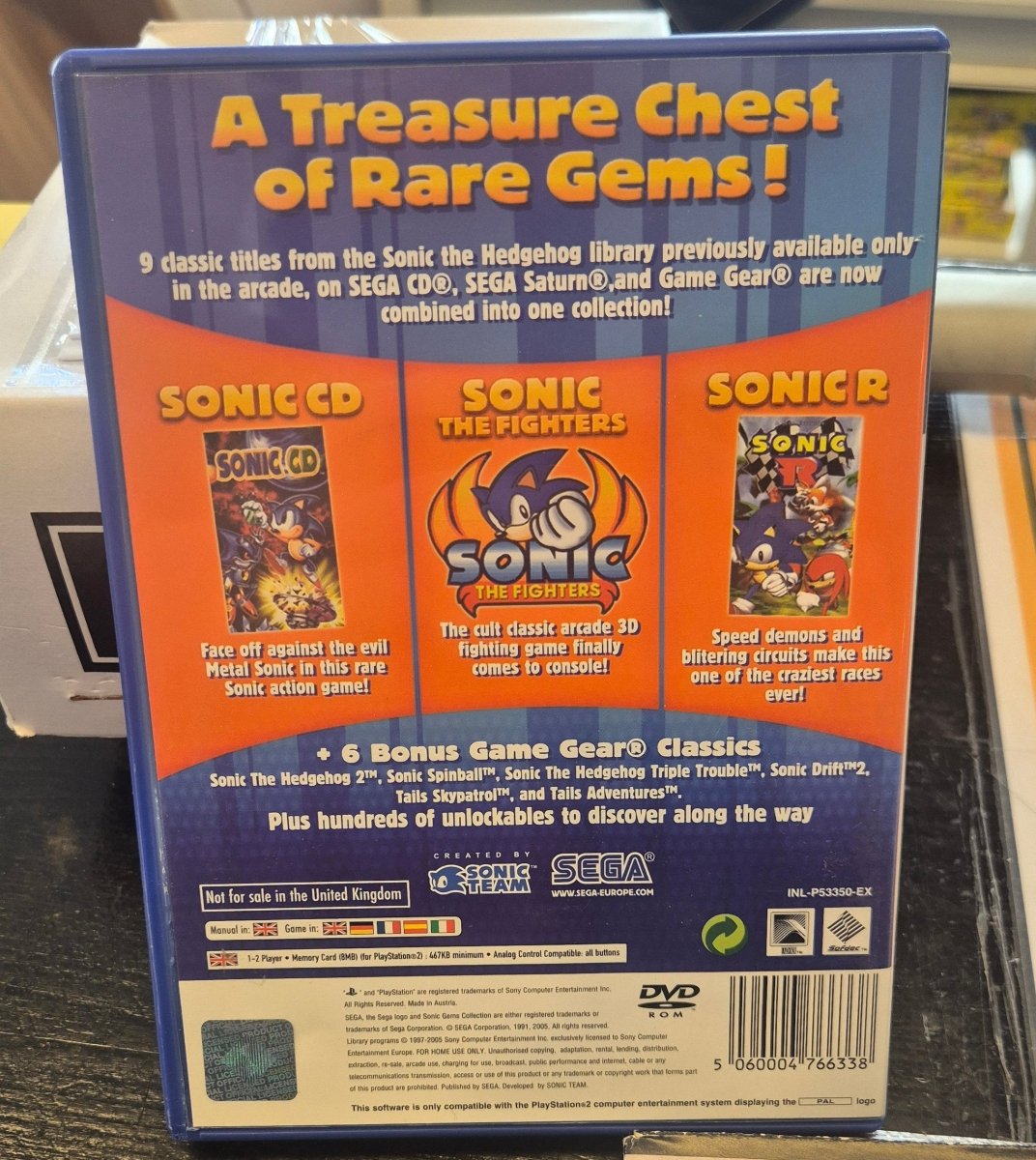 Sonic Gems Collection (PS2, PAL) - BØR BØRSONS BRUKTHANDEL