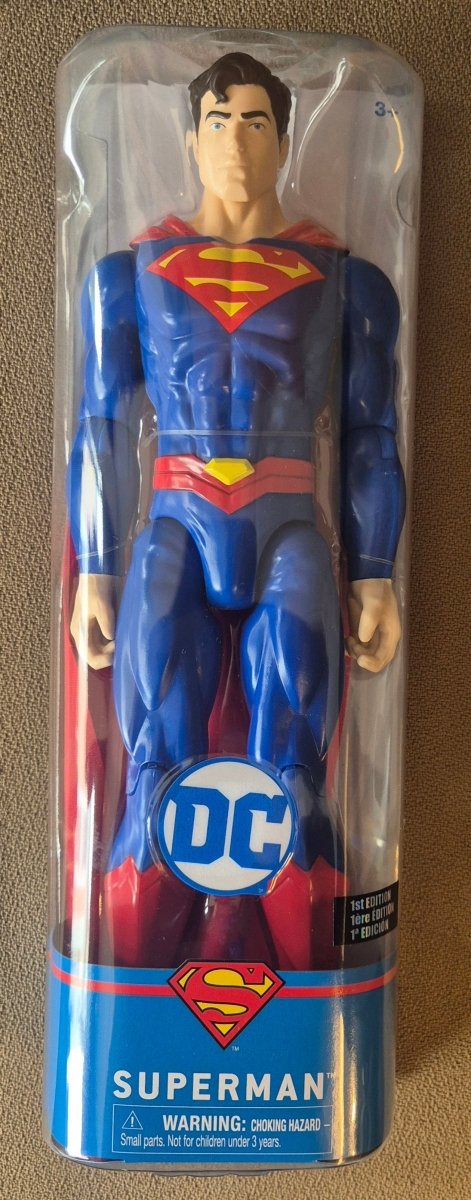 Spin Master DC Superman 12" Action Figur (1. utgave) - BØR BØRSONS BRUKTHANDEL