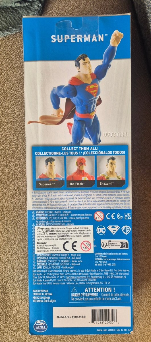 Spin Master DC Superman 12" Action Figur (1. utgave) - BØR BØRSONS BRUKTHANDEL