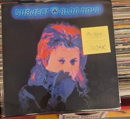 Aldo Nova Subject LP