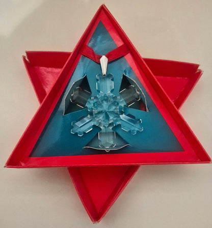 Swarovski Annual Edition 1992 Snowflake Ornament - BØR BØRSONS BRUKTHANDEL
