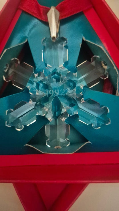 Swarovski Annual Edition 1992 Snowflake Ornament - BØR BØRSONS BRUKTHANDEL